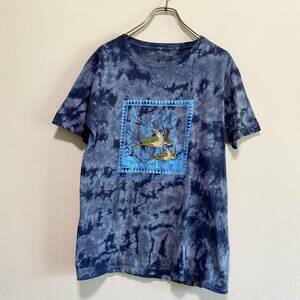 アメリカ古着　GUAVA BAY　亀　カメ　半袖　Tシャツ　タイダイ　Sサイズ　クルーネック　US古着　【I957】