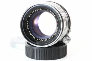 日本光学 Nikkor H.C. 5cm 50mm F/2 Leica Lマウントレンズ 単焦点 オールドレンズ