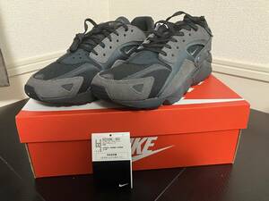 《1円スタート》NIKE AIR HUARACHE RUNNER ナイキ　エア ハラチ ランナー(DZ3306-002,BLACK/MEDIUM ASH-ANTHRACITE(27.5cm)