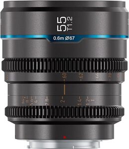 SIRUI Night Walker 55mm T1.2 シネレンズ 大口径マニュアルフォーカスレンズ (MS55M-G, M4/3マウント)