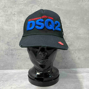 DSQUARED2 × OVO Logo Cap キャップ 帽子 ブラック ディースクエアード 店舗受取可