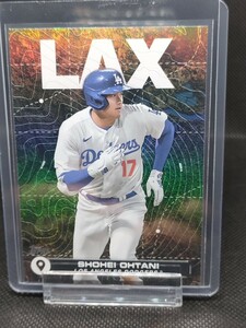 2024 topps LAX 大谷翔平リフラクター ドジャース SHOHEI OHTANI