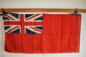 ビンテージ イギリス 商船旗 レッド・エンサイン 国旗 船 英国 6I24B