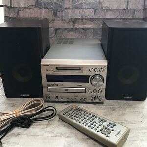 B316 ONKYO CD DVD MD オーディオ FR-7GXDV 【中古】　スピーカーセット　音響確認済み　現状品 オンキョー コンポ システムコンポ