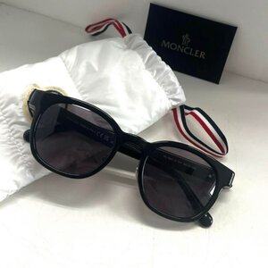 【美品】モンクレール MONCLER 50□21 サングラス フレーム ML5201D001 ブラック