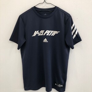 LV517 adidas アディダス 半袖Tシャツ 紺　スポーツウェア上　キッズ160