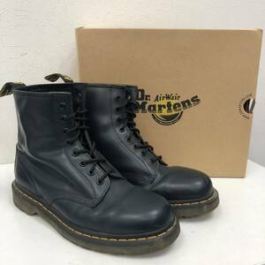 ⑯Dr.Martens ドクターマーチン レースアップ ブーツ US10 UK9 NVY ネイビー レザー 1460 8ホール 1460