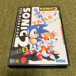 MD SEGA メガドライブ セガ SONIC2 ソニック ザ へっじヘッジホッグ 2 取扱説明書 中古品