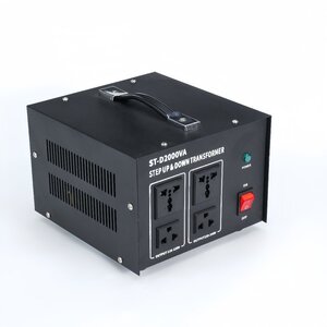 降圧 昇圧 兼用型 2000W 変圧器 トランス アップ ダウン 両用型変圧器 ポータブルトランス 2000VA 100V/110V 220V/240V 変換