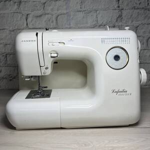 【YH-0834】中古現状品 JANOME ジャノメ 電子ミシン Lafalia ラフェリア 5550DX-Ⅱ 本体のみ フットペダル付き 通電確認 安易動作確認 済