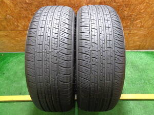 中古タイヤ2本SET ダンロップ GRANDTREK グラントレック PT5A 265/55R20 109V M+S 2023年製造 ランクル300 レクサス LX 他 No.2