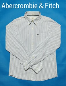 【美品】Abercrombie＆Fitch メンズ長袖シャツ M