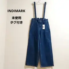 未使用 タグ付き INDIMARK インディマーク デニム サロペット 27