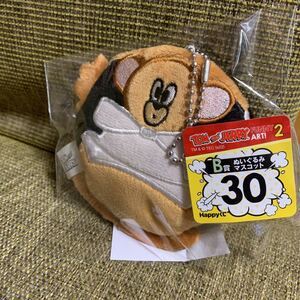 新品★トムとジェリーくじ happyくじ B賞ぬいぐるみマスコット 30 シンバルにつぶされたジェリー★ハッピーくじ 一番くじ 当たりくじ