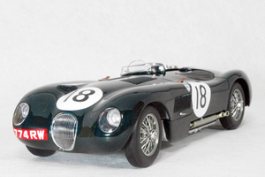 ● 1/18 ジャガー 〓 C タイプ / 1953年 ル マン 24h 優勝車 No.18 〓 JAGUAR