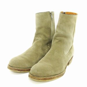 ノンネイティブ nonnative RANCHER ZIP UP BOOTS ブーツ レザー NN-F4004 トープ 8 靴 メンズ