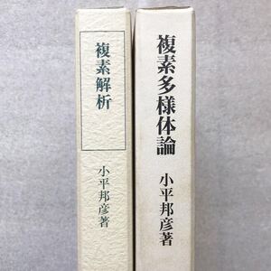 【希少】『複素解析(基礎数学選書)』&『複素多様体論』全2冊セット　小平邦彦/著　岩波書店