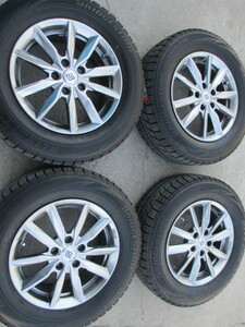 ☆AT384　社外　SEIN ホイール　16インチ　ブリヂストン　スタッドレス　215/65R16　４本　セット　アルファード