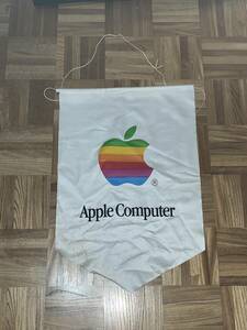 ★☆Apple★レインボーりんご★タペストリー★中古★非売品☆★