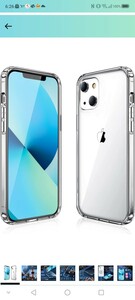 d9 iPhone 13 ケース 超クリア 薄型【米軍MIL規格取得//PC背面 + TPUバンパー 二層構造//ワイヤレス充電対応 】 (6.1インチ・クリアケース