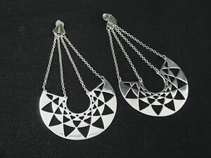 ■美品■ STAR JEWELRY スタージュエリー SV925 ピアス アクセサリー レディース シルバー系 DE4599