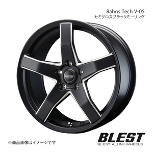 Bahns Tech V-05 NX300h 10系 アルミホイール 1本 【19×8.5J 5-114.3 +36 セミグロスブラックミーリング】