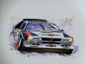 Bowイラスト-223/ ランチャデルタS4 / Lancia Delta S4 //-223-1997.01//最後の1枚