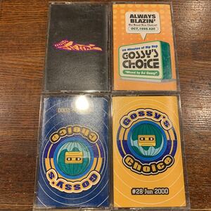 DJ GOSSY MIXTAPE ミックステープ　4本セット　中古