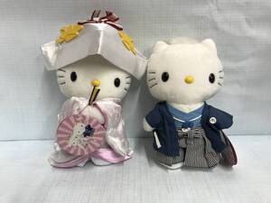 ハローキティ　JAPANESE WEDDING　マクドナルド限定 ぬいぐるみ　中古の品物になります。