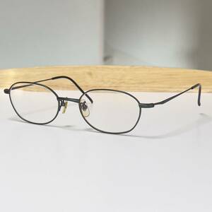 ◆Calvin Klein カルバンクライン 日本製 超軽量 眼鏡フレーム メガネ サイドロゴ入りテンプル グレー マットシルバー メガネ メンズ