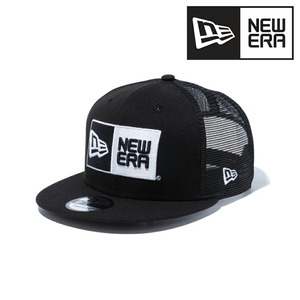 NEWERA 9FIFTY キャップ ボックスロゴキャップ ニューエラ フラットバイザー 黒 スナップバック ブラック 