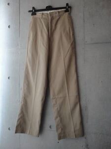 ★70s ヴィンテージ アメリカ チノ パンツ ワーク ベージュ US レア 28 32 デッドストック CHINO