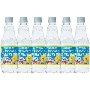 サントリーの天然水スパークリングレモン 炭酸水 ペットボトル 500ml×24本