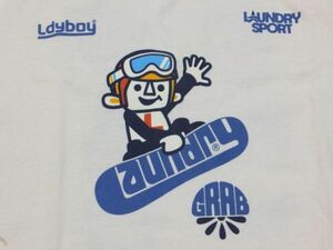 ◆Tシャツ 長袖 サイズ(S) Laundry(ランドリー) スノーボード◆古着 同梱可 スノボ ウインタースポーツ オリンピック バートン サロモン