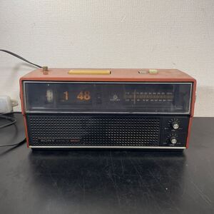 昭和レトロ SONY DIGITAL 24 デジタル クロック TFM-C400 ラジオ パタパタ 時計 アラーム FM/AM アンティーク ラジオ【現状品】