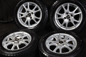 ★新品同様 175/65R14 国産DUNLOP 2022年製 スタッドレス カローラパッソファンカーゴラウムヴィッツプラッツフィットキューブノートデミオ