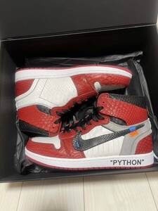 the shoesurgeon NIKE air jordan 1 off white chicago the ten 28cm