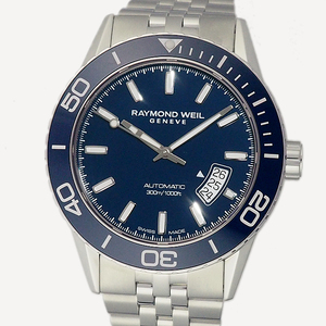 富士屋◆ レイモンド・ウェイル RAYMOND WEIL フリーランサー 2760-ST3-50001 メンズ 自動巻 腕時計 新品同様