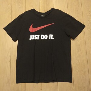 USA古着卸 XLサイズ NIKE ナイキ JUST DO IT ロゴ プリント Tシャツ 