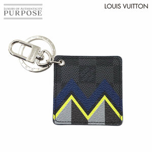 新品同様 ルイ ヴィトン LOUIS VUITTON ダミエ グラフィット キーホルダー イリュストレ カラコラム チャーム マルチカラー 90248748