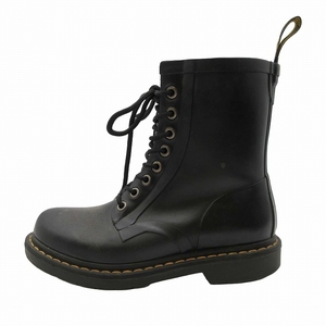 ドクターマーチン DR.MARTENS DRENCH RUBBER SHORT RAIN BOOTS 14822001 ドレンチ 8ホール ラバー ショート レイン ブーツ レースアップ