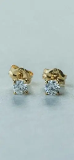 eteK18 ダイヤモンド 0.2ct ピアス「ブライト」