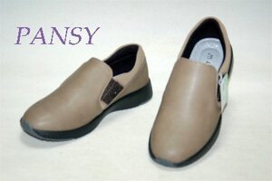 【PANSY】パンジー抗菌加工 軽量デイリーシューズ #1383 オーク 23.5cm 3E◆新品◆