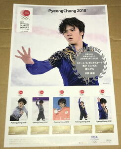 宇野昌磨 2018 平昌 オリンピック メダル獲得記念のフレーム切手　郵便局