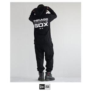 ◇美品 NEWERA ニューエラ MLB CHICAGO WHITESOX ホワイトソックス HOODIE + PANTS パーカー スウェットパンツ SET NWPT050 NWDT019