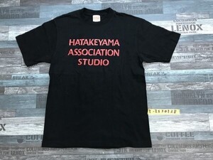 HATAKEYAMA ASSOCIATION STUDIO メンズ プリント United Athleボディ 半袖Tシャツ M 黒