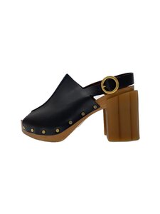 STELLAMcCARTNEY◆チャンキーヒールサンダル/サンダル/36/BLK