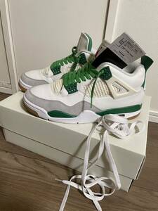 国内ゴッテム正規品 美品　NIKE SB AIR JORDAN 4 PINE GREEN DR5415-103 セイル/パイングリーン/ニュートラルグレー/ホワイト