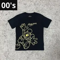 00s DISNEYミッキーTシャツarchiveヴィンテージy2k古着