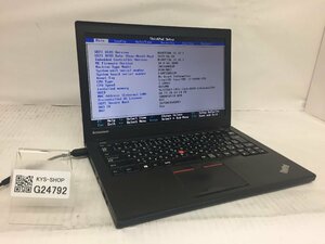 ジャンク/ LENOVO 20CLA0KDJP ThinkPad X250 Intel Core i7-5600U メモリ8.19GB ストレージ無し 【G24792】